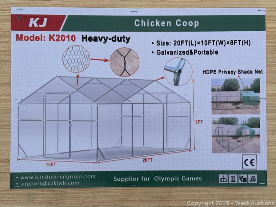 2025-kj-heavy-duty-20x10x8-chicken-coop-model-k2010-unused-mk762kjt