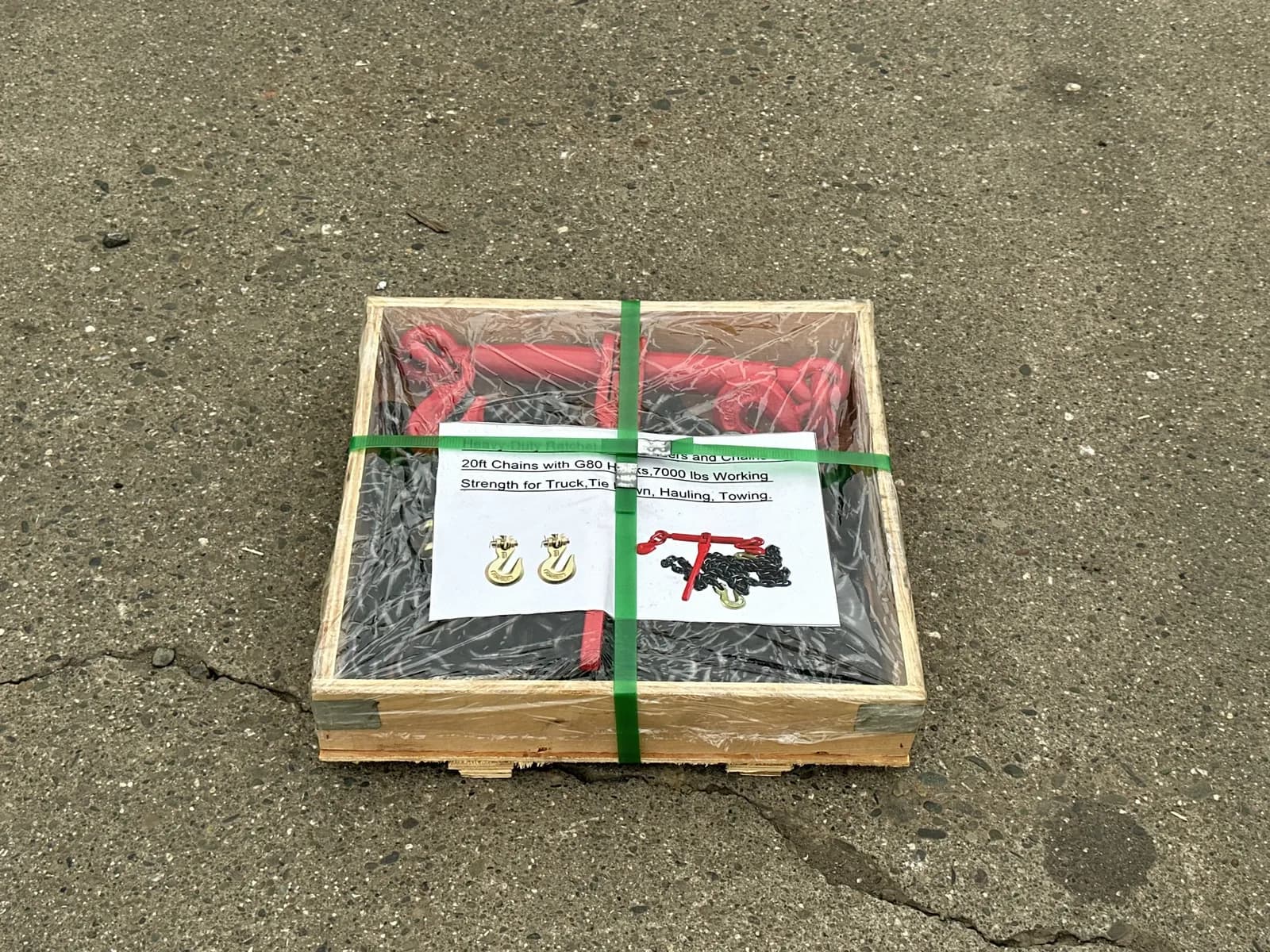 1-ratchet-load-binder-and-1-20-7000lb-capacity-chain-with-g80-hooks-unused-mm2ldkjv